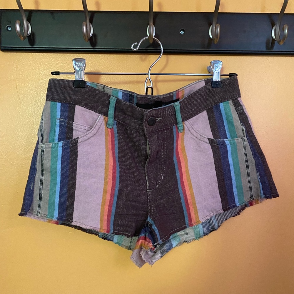 Joe’s Jeans Colorful Denim Shorts, Size 25